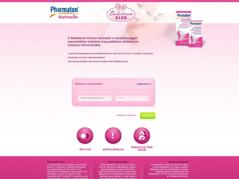 Pharmaton Matruelle loyalty program