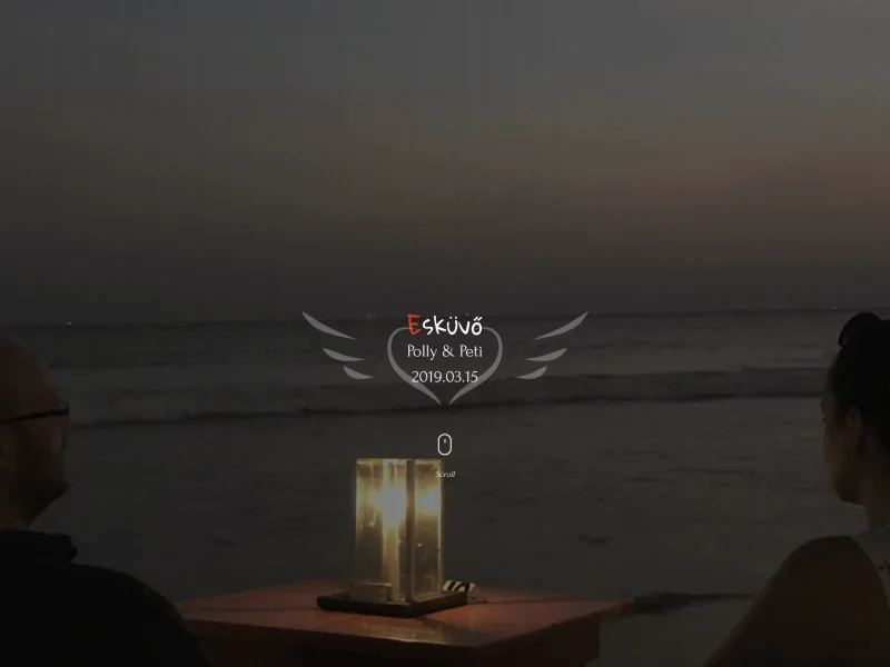 Polly & Peti - Wedding site