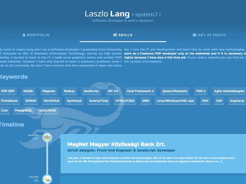 László Lang's portfolio