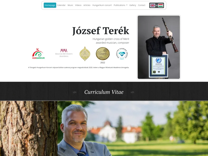 József Terék's homepage